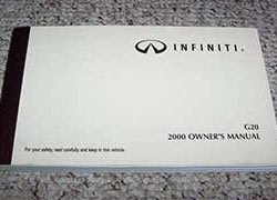 2000 Infiniti G20 Owner's Manual