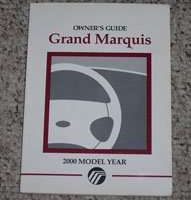 2000 Mercury Grand Marquis Owner's Manual