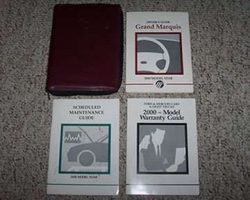 2000 Mercury Grand Marquis Owner's Manual Set