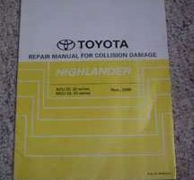 2003 Toyota Highlander Collision Damage Repair Manual