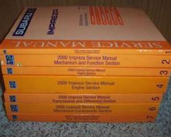2000 Subaru Impreza & Outback Sport Service Manual
