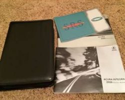2000 Acura Integra 3-Door Owner's Manual Set
