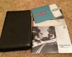 2000 Acura Integra 4-Door Owner's Manual Set