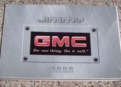 2000 GMC Jimmy Owner's Manual