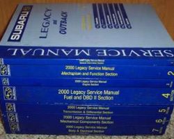 2000 Subaru Legacy & Outback Service Manual