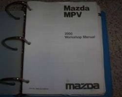 2000 Mazda MPV Workshop Service Manual Binder