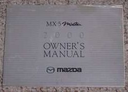 2000 Mazda MX-5 Miata Owner's Manual