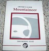 2000 Mercury Mountaineer Owner's Manual