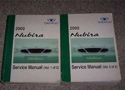 2000 Daewoo Nubira Service Manual