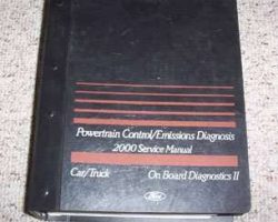 2000 Ford Contour OBD II Powertrain Control & Emissions Diagnosis Service Manual