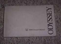 2000 Honda Odyssey Owner's Manual