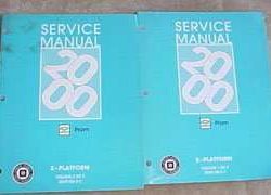 2000 Chevrolet Prizm Service Manual
