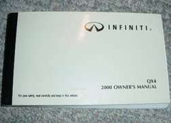 2000 Infiniti QX4 Owner's Manual