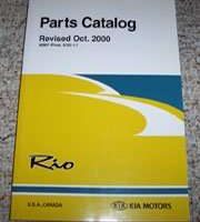 2001 Kia Rio Parts Catalog