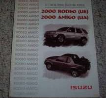 2000 Isuzu Rodeo & Amigo Electrical Wiring Diagram Troubleshooting Manual