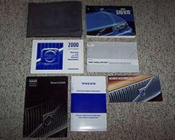 2000 Volvo S70 & V70 Owner Operator User Guide Manual Set