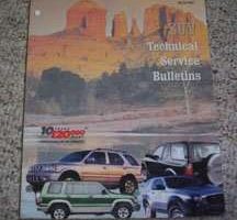 2000 Isuzu VehiCROSS Technical Service Bulletin Manual