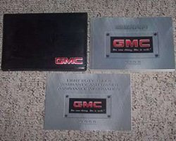 2000 GMC Sierra Owner's Manual Set