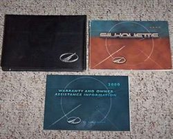 2000 Oldsmobile Silhouette Owner's Manual Set
