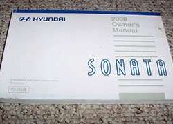 2000 Hyundai Sonata Owner's Manual
