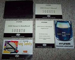 2000 Hyundai Sonata Owner's Manual Set