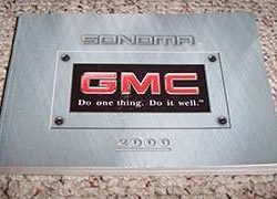 2000 GMC Sonoma Owner's Manual