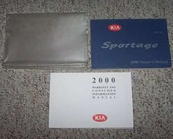 2000 Kia Sportage Owner's Manual Set