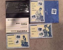 2000 Toyota Tacoma Owner's Manual Sets