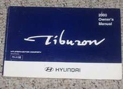2000 Hyundai Tiburon Owner's Manual