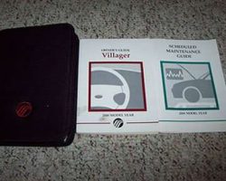 2000 Mercury Villager Owner's Manual Set