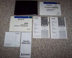 2000 Suzuki Vitara & Grand Vitara Owner's Manual Set