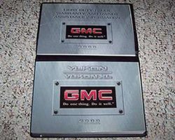 2000 GMC Yukon & Yukon XL Owner's Manual Set