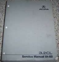 2002 Acura 3.2CL Service Manual