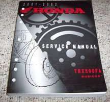 2001 Honda Fourtrax Rubicon TRX500FA ATV Service Manual