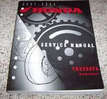 2002 Honda Fourtrax Rubicon TRX500FA ATV Service Manual