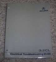 2001 Acura 3.2CL Electrical Wiring Diagaram Manual