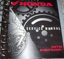 2002 Honda CB750 Nighthawk Service Manual