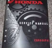 2002 Honda CBR600F4i Motorcycle Shop Service Manual