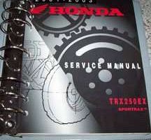 2001 Honda TRX250EX Sportrax Service Manual