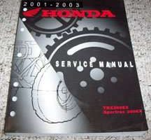 2003 Honda Sportrax 300EX TRX300EX ATV Service Manual