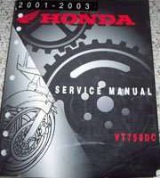 2002 Honda VT750DC Motorcycle Shop Service Manual