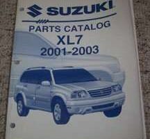 2001 Suzuki XL-7 Parts Catalog