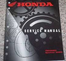 2001 Honda Sportrax 300EX TRX300EX Service Manual