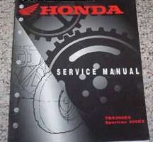 2002 Honda Sportrax 300EX TRX300EX Service Manual