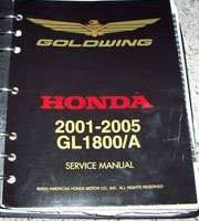 2001 Honda Goldwing GL1800 & GL1800A Service Manual