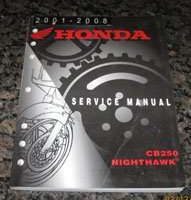 2002 Honda CB250 Nighthawk Motorcycle Service Manual