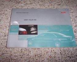 2001 Audi A8 Owner's Manual