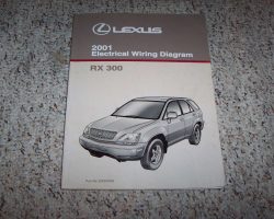 2001 Lexus RX300 Electrical Wiring Diagram Manual