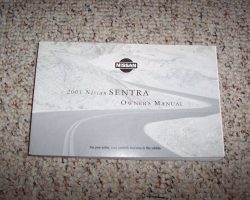 2001 Nissan Sentra Owner's Manual