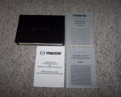 2001 Mazda Tribute Owner's Manual Set